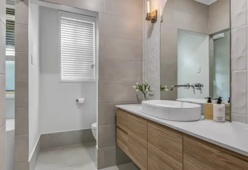 Modern bathroom design completed by Builders Queenstown, showcasing expertise in bathroom renovation Queenstown