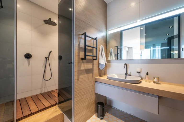 Builders Queenstown factoring in Queenstown’s climate and location for smart Bathroom Interior Design Queenstown solutions.